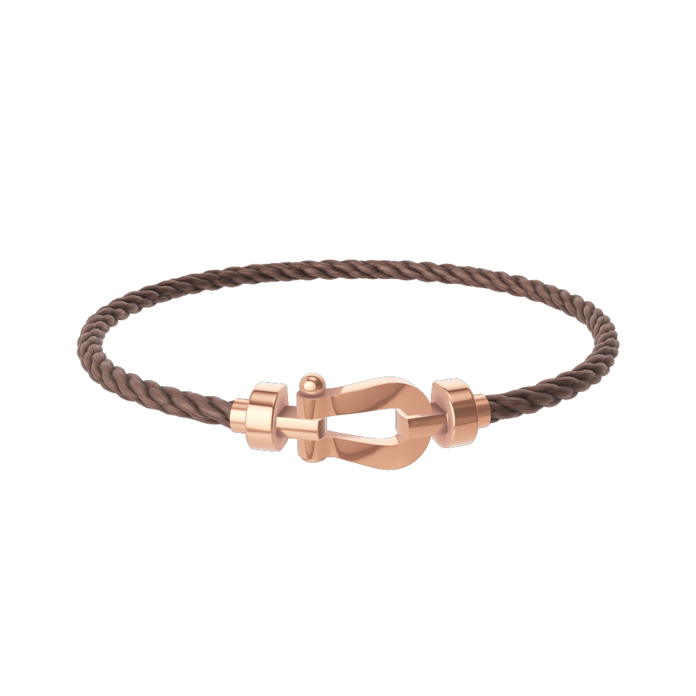 FORCE 10 BRACELET 18K PINK GOLD MEDIUM MODEL
