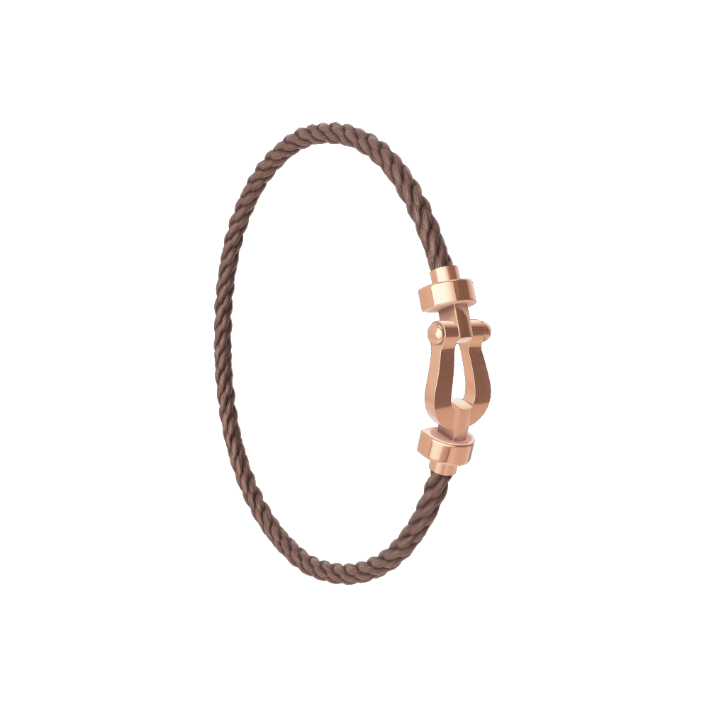 FORCE 10 BRACELET 18K PINK GOLD MEDIUM MODEL