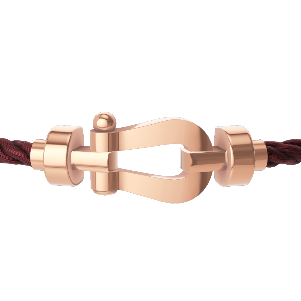 FORCE 10 BRACELET 18K PINK GOLD MEDIUM MODEL