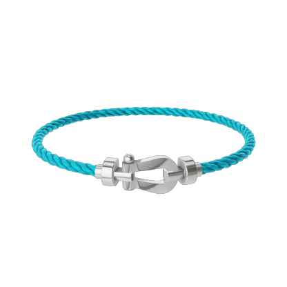 FORCE 10 BRACELET 18K WHITE GOLD MEDIUM MODEL