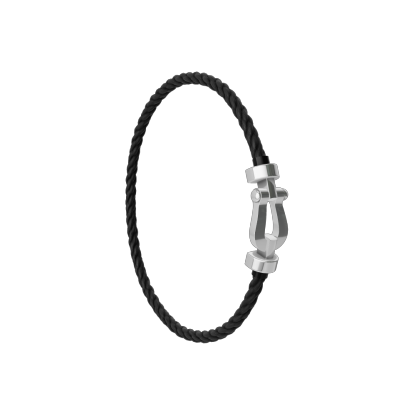 FORCE 10 BRACELET 18K WHITE GOLD MEDIUM MODEL