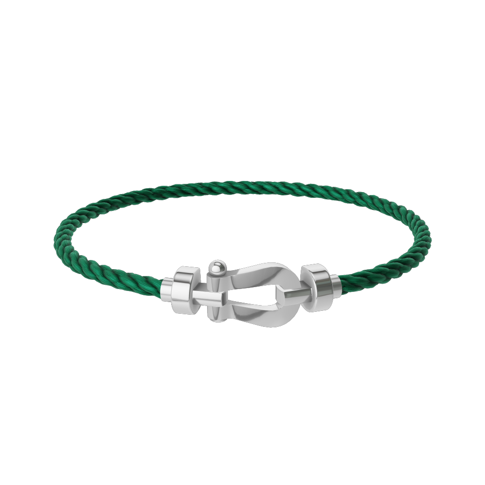 FORCE 10 BRACELET 18K WHITE GOLD MEDIUM MODE