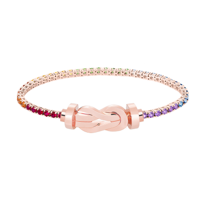 CHANCE INFINIE BRACELET 18K PINK GOLD LARGE MODEL