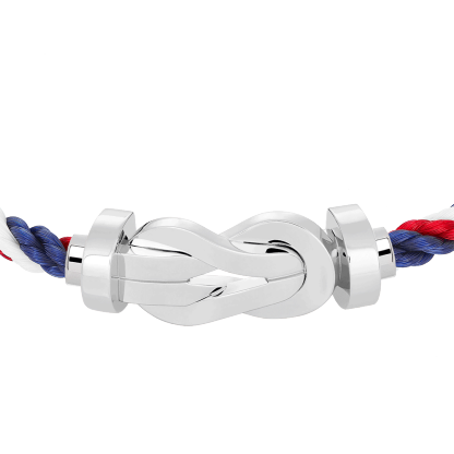 CHANCE INFINIE BRACELET 18K WHITE GOLD LARGE MODEL