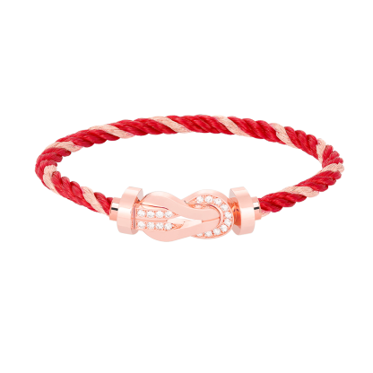 CHANCE INFINIE BRACELET 18K PINK GOLD AND DIAMONDS LARGE MODEL