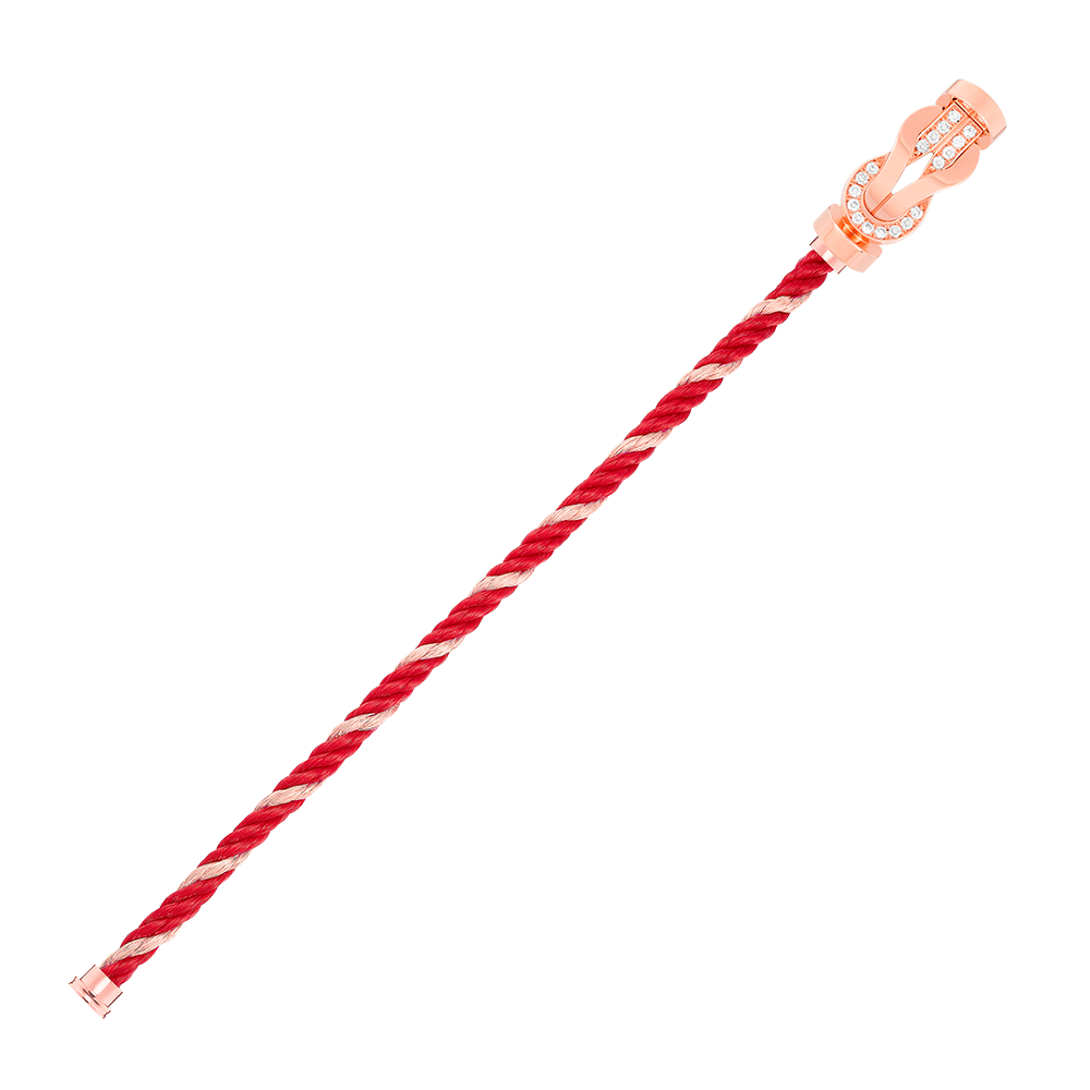 CHANCE INFINIE BRACELET 18K PINK GOLD AND DIAMONDS LARGE MODEL