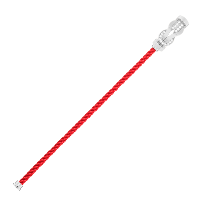 CHANCE INFINIE BRACELET 18K WHITE GOLD AND DIAMONDS LARGE MODEL