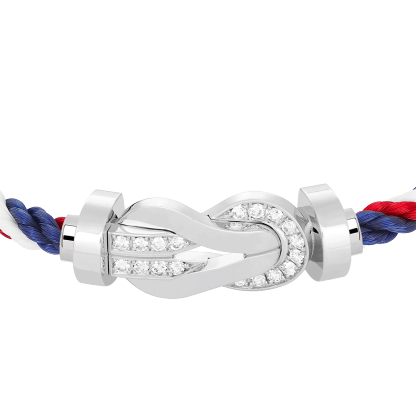 CHANCE INFINIE BRACELET 18K WHITE GOLD AND DIAMONDS LARGE MODEL