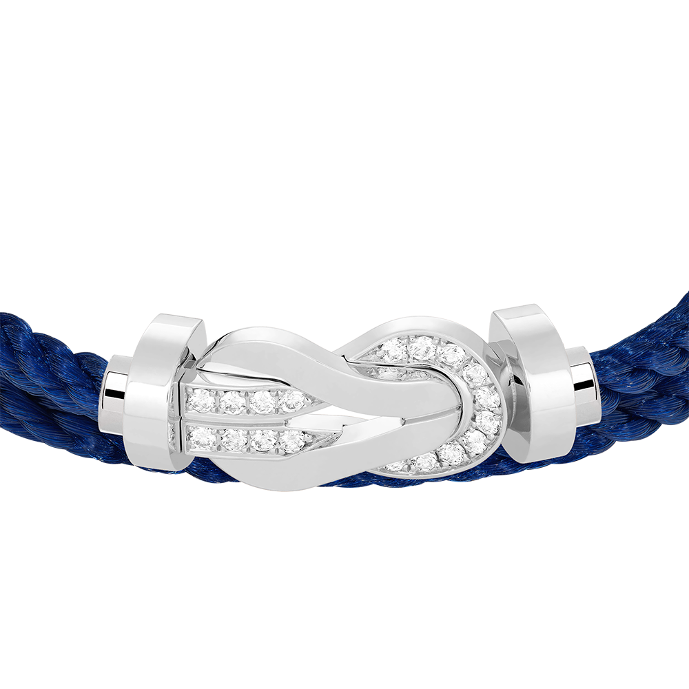 CHANCE INFINIE BRACELET 18K WHITE GOLD AND DIAMONDS LARGE MODEL