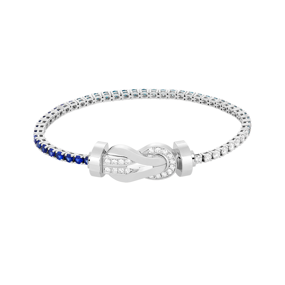 CHANCE INFINIE BRACELET 18K WHITE GOLD AND DIAMONDS LARGE MODEL