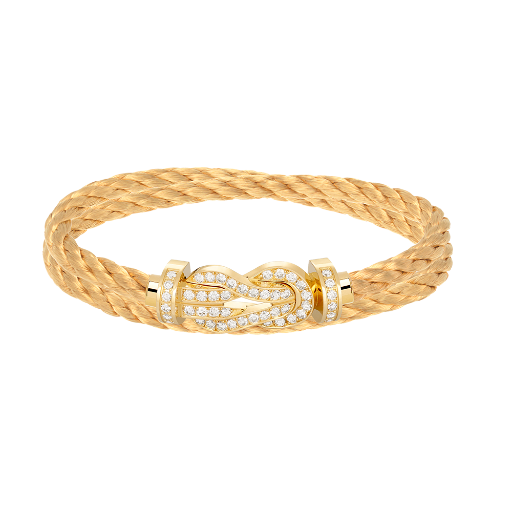 CHANCE INFINIE BRACELET 18K YELLOW GOLD AND DIAMONDS LARGE MODEL