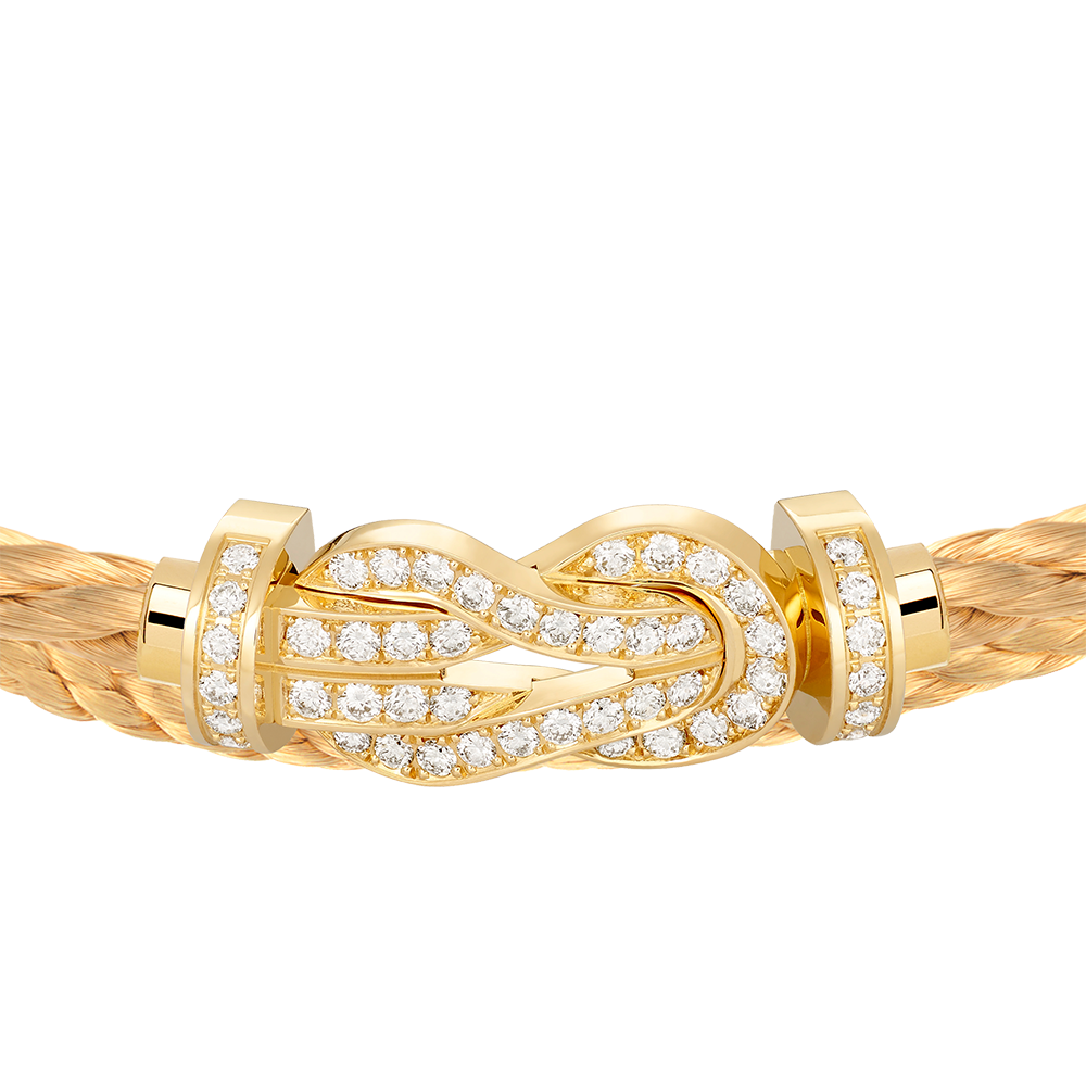 CHANCE INFINIE BRACELET 18K YELLOW GOLD AND DIAMONDS LARGE MODEL