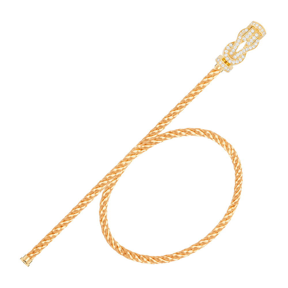 CHANCE INFINIE BRACELET 18K YELLOW GOLD AND DIAMONDS LARGE MODEL