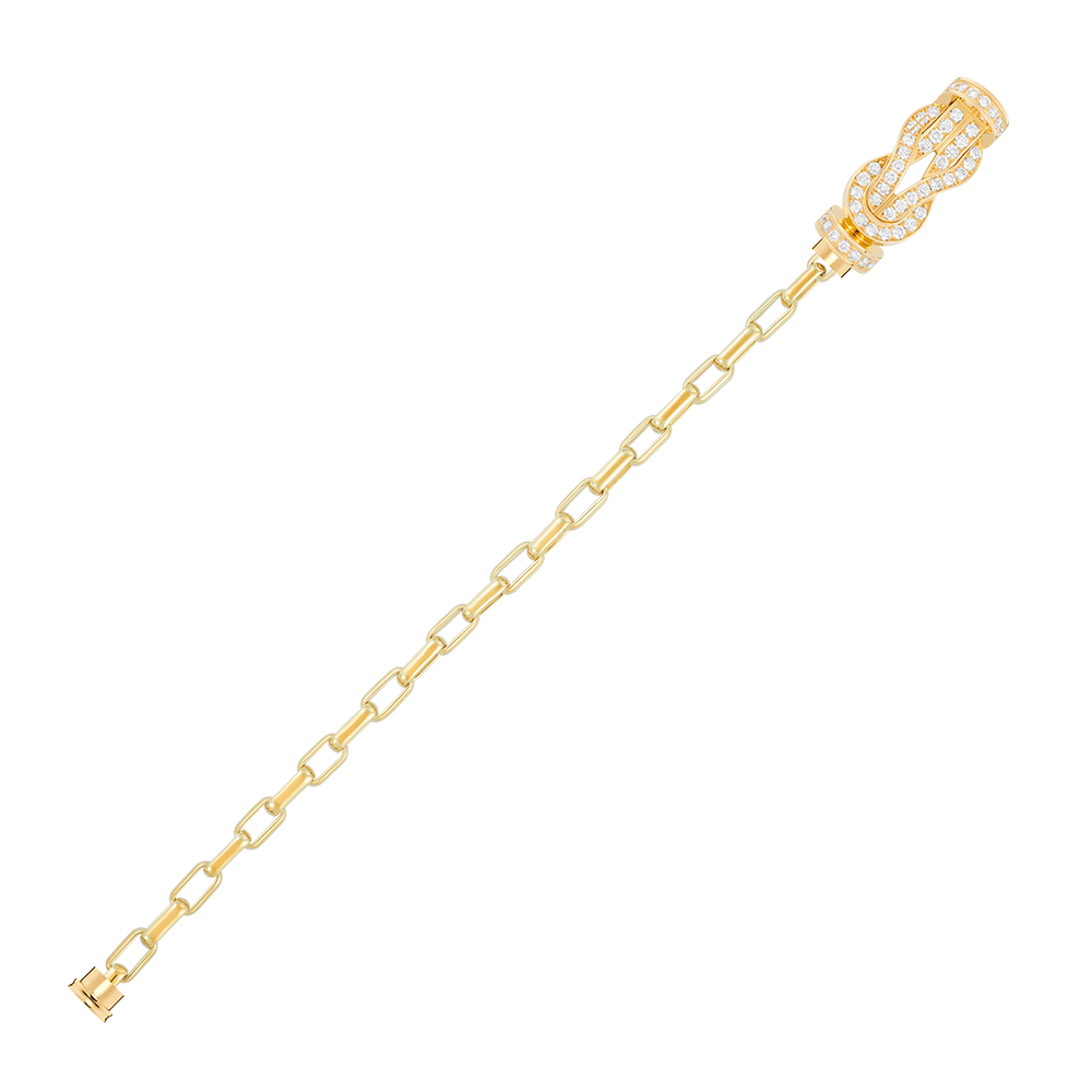 CHANCE INFINIE BRACELET 18K YELLOW GOLD AND DIAMONDS LARGE MODEL