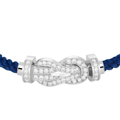 CHANCE INFINIE BRACELET 18K WHITE GOLD AND DIAMONDS LARGE MODEL