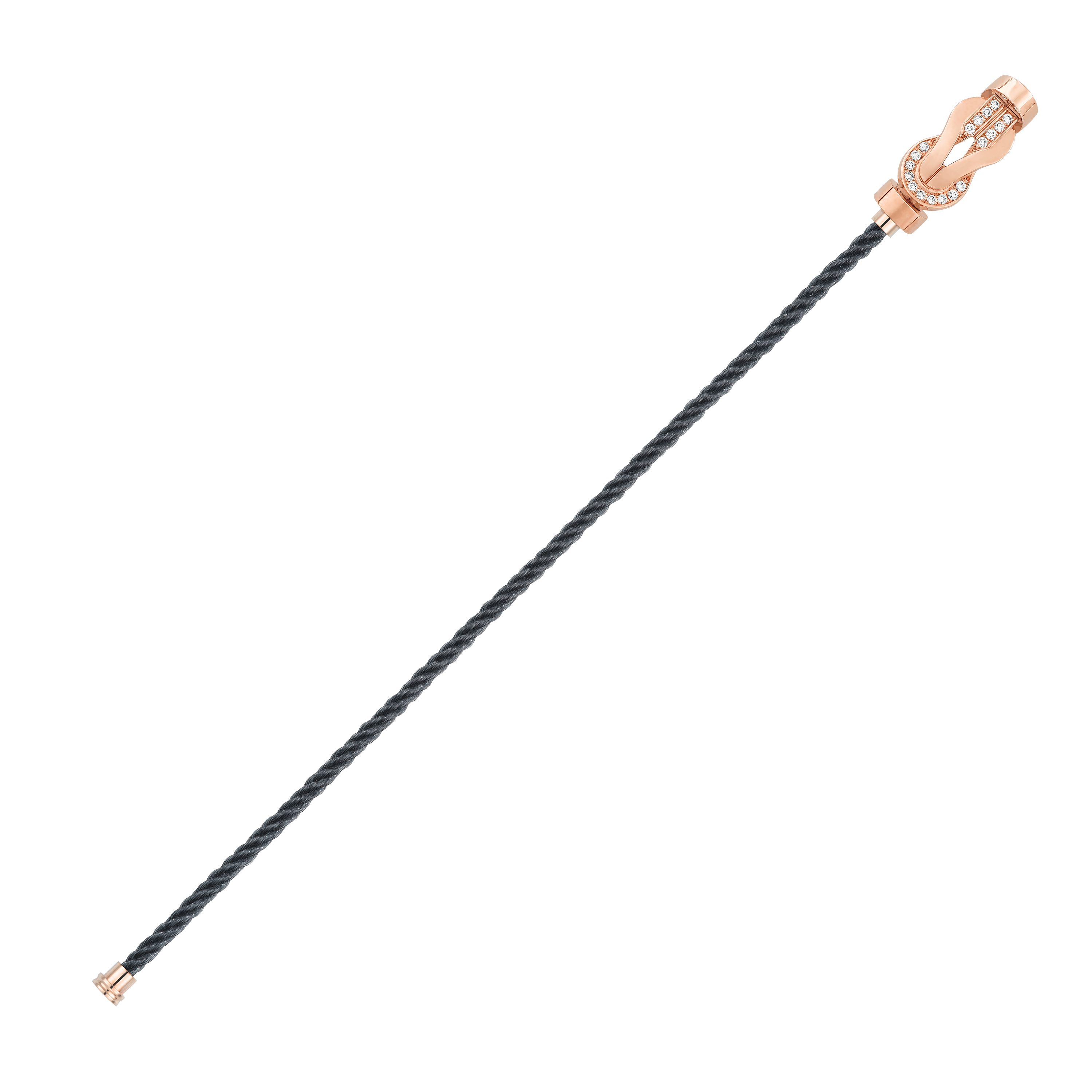 CHANCE INFINIE BRACELET 18K PINK GOLD AND DIAMONDS MEDIUM MODEL