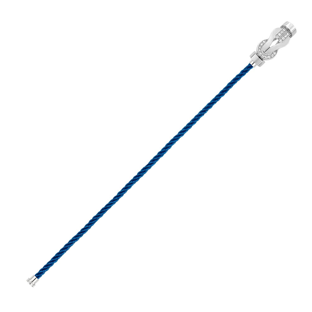 CHANCE INFINIE BRACELET 18K WHITE GOLD AND DIAMONDS MEDIUM MODEL