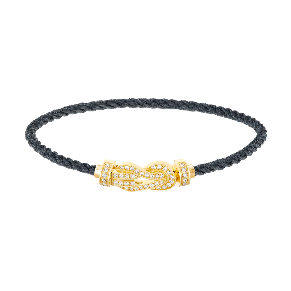 CHANCE INFINIE BRACELET 18K YELLOW GOLD AND DIAMONDS MEDIUM MODEL