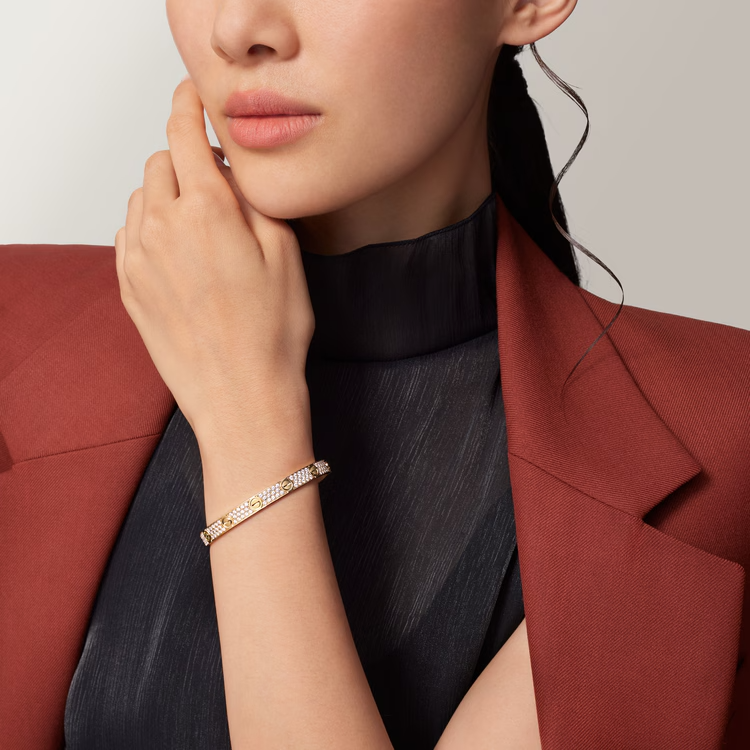 LOVE BRACELET, CLASSIC MODEL, PAVED & LOVE RING, SMALL MODEL