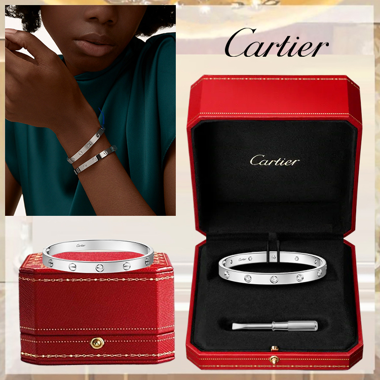 LOVE BRACELET, CLASSIC MODEL & LOVE BRACELET, CLASSIC MODEL, 10 DIAMONDS