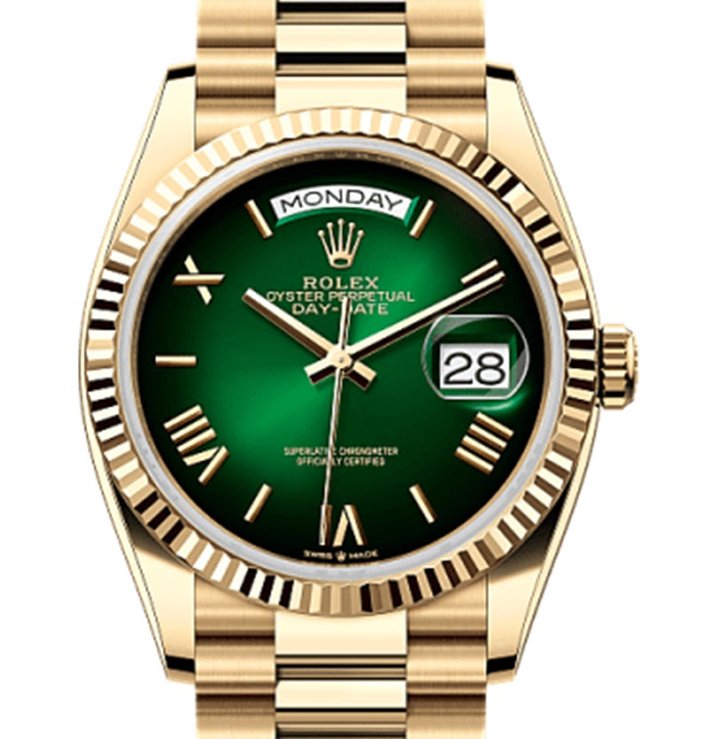 Unworn Day-Date Ref# 128238-0118