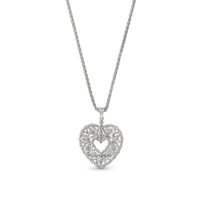 RAMAGE WHITE GOLD PENDANT
