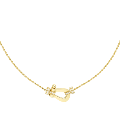 FORCE 10 NECKLACE 18K YELLOW GOLD AND DIAMONDS MEDIUM MODEL