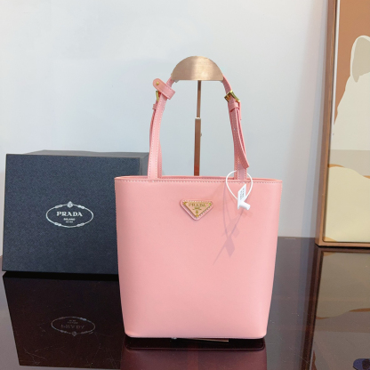 Saffiano Leather Prada Panier Bag