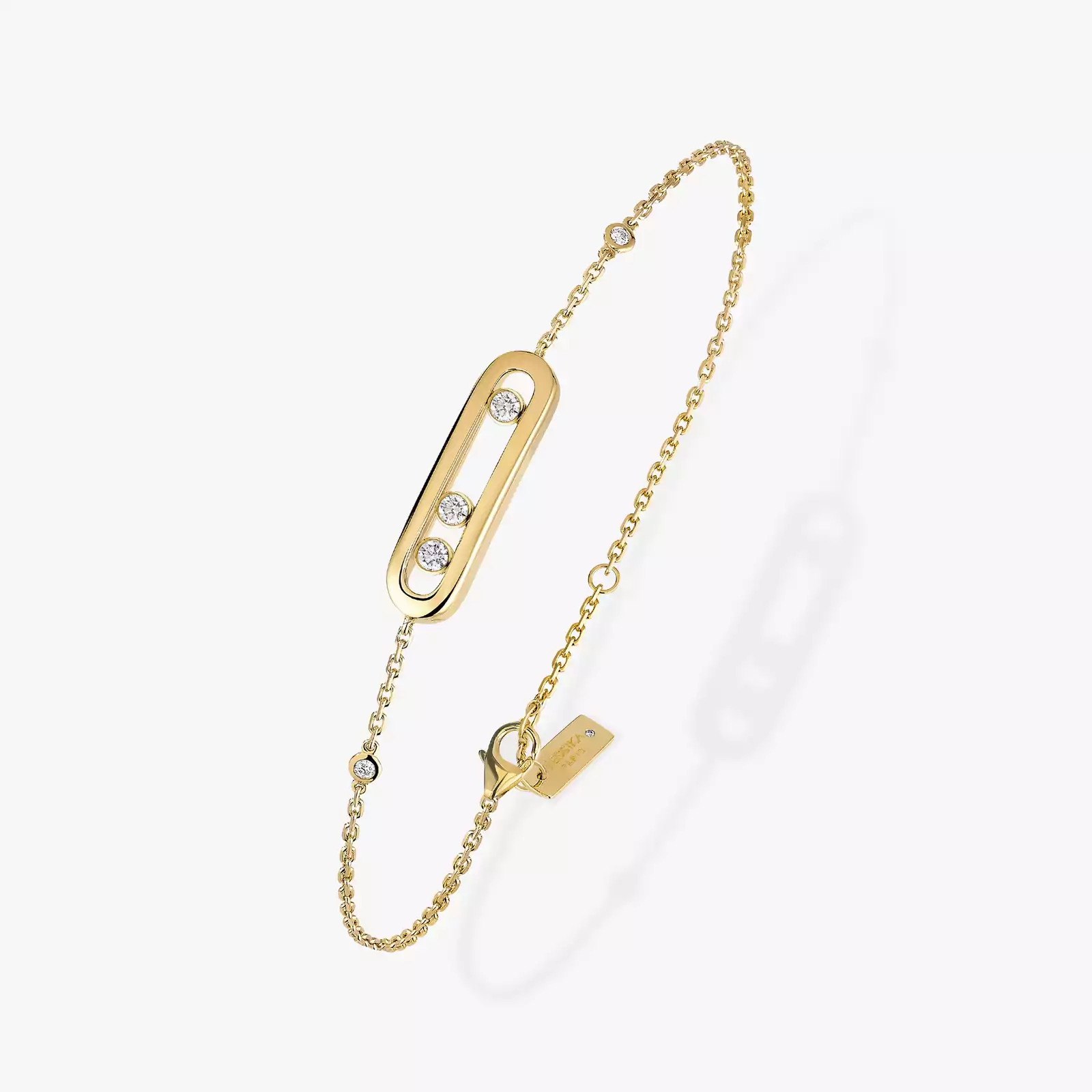 Baby Move Yellow Gold Diamond Bracelet