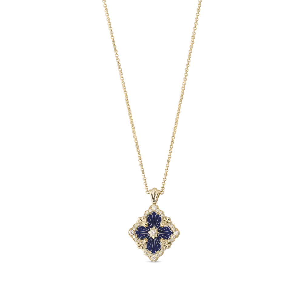 OPERA TULLE YELLOW GOLD PENDANT WITH DIAMONDS