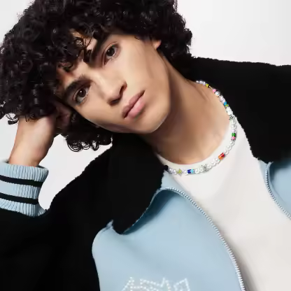 Monogram Pearls Party Necklace