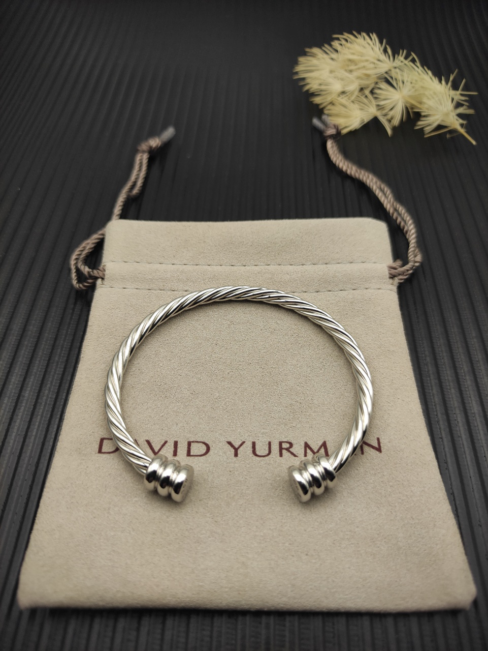 4mm Cable Classic Bracelet with Triple-Bar End Caps – Sterling Style