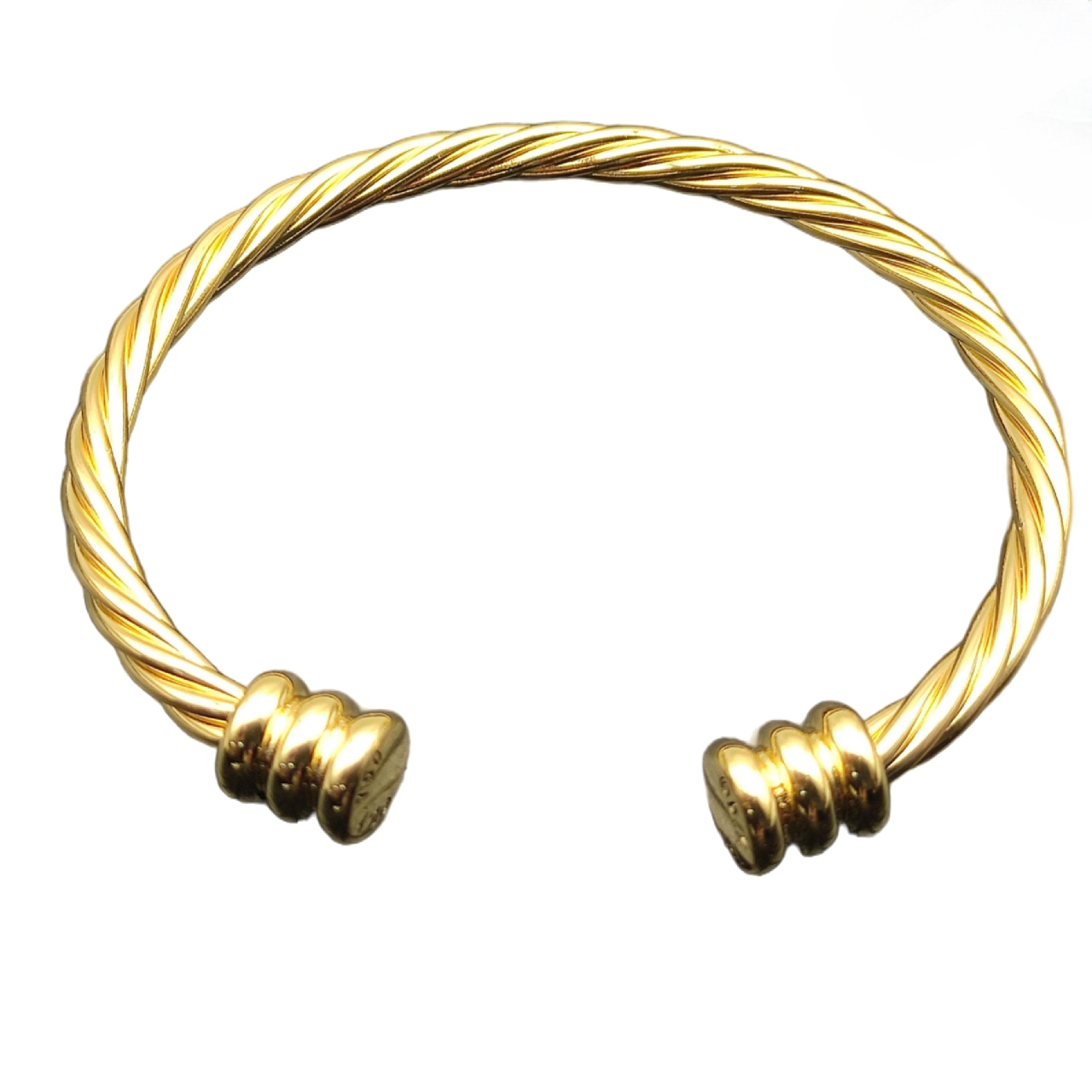 4mm Cable Classic Bracelet with Gold