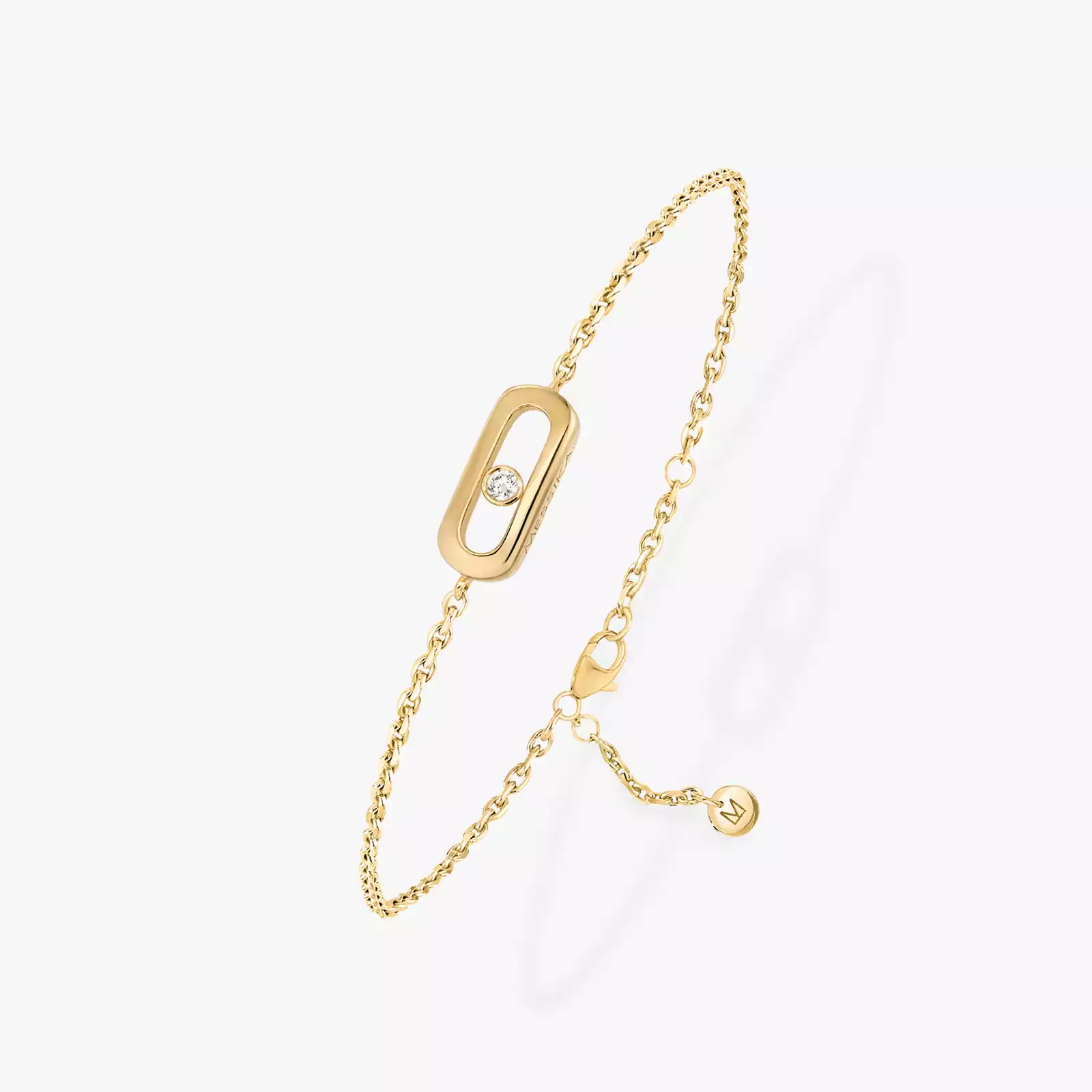 Children's Bracelet Yellow Gold Diamond Bracelet