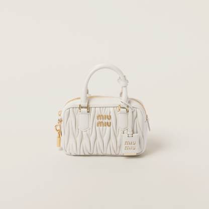 Arcadie matelassé nappa leather bag