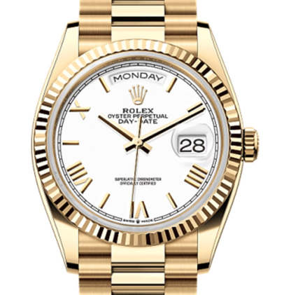 Unworn Day-Date Ref# 128238-0113