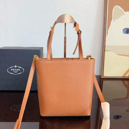 Saffiano Leather Prada Panier Bag