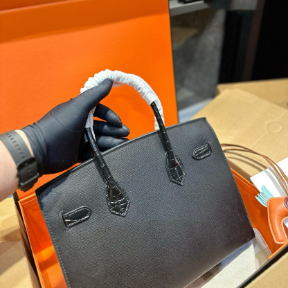 Birkin 20/25/29 Sellier Limited Edition Faubourg Bag with Palladium Hardware