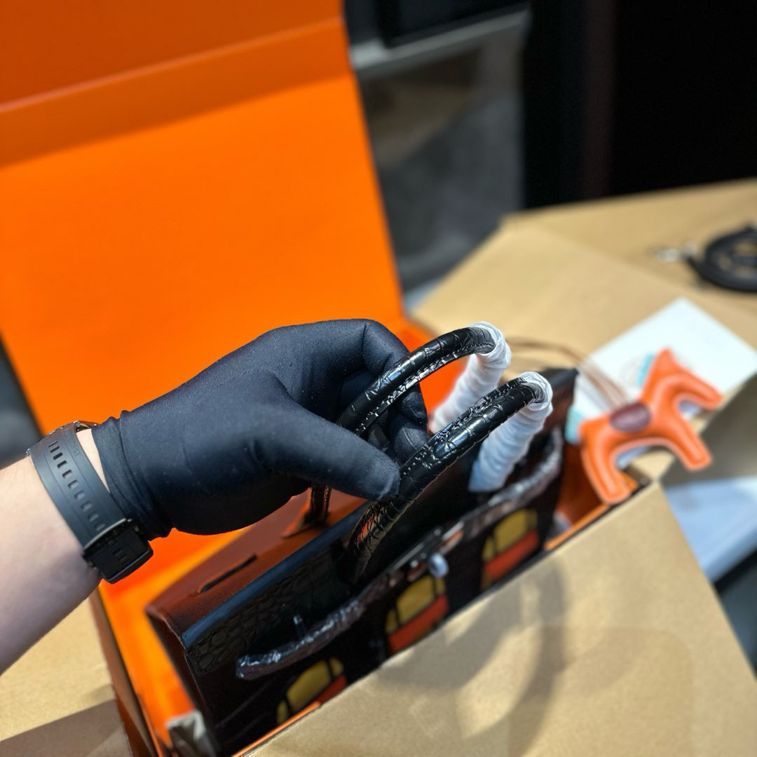 Birkin 20/25/29 Sellier Limited Edition Faubourg Bag with Palladium Hardware