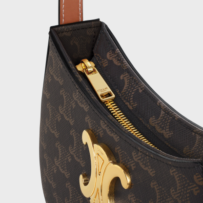 MEDIUM TILLY BAG in Triomphe canvas and calfskin