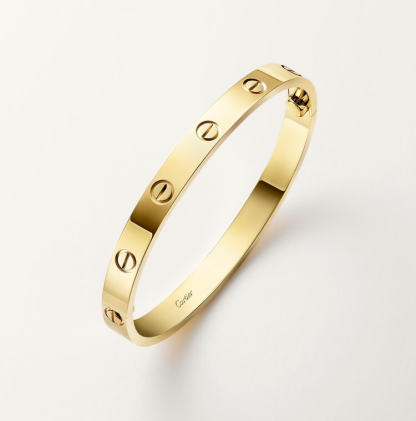 3‑Piece Carthttier Stack – Love, Yellow Gold & Diamonds