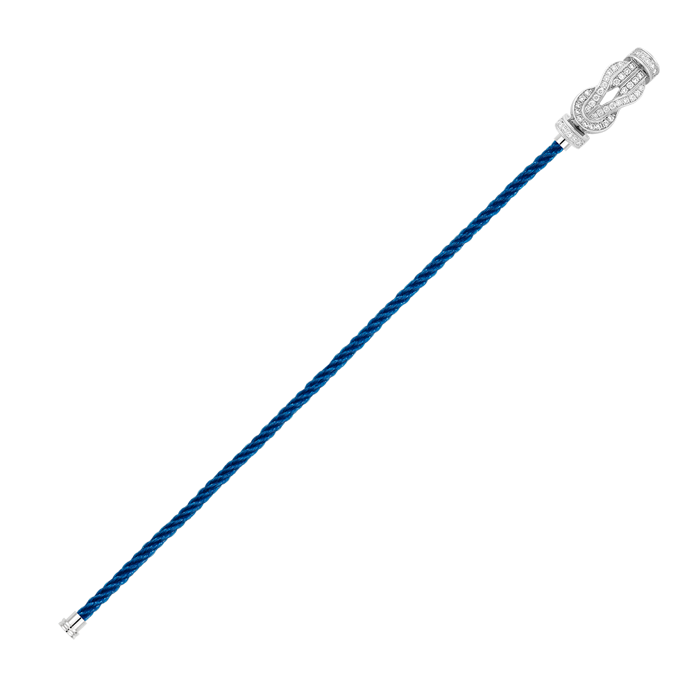 CHANCE INFINIE BRACELET 18K WHITE GOLD AND DIAMONDS MEDIUM MODEL