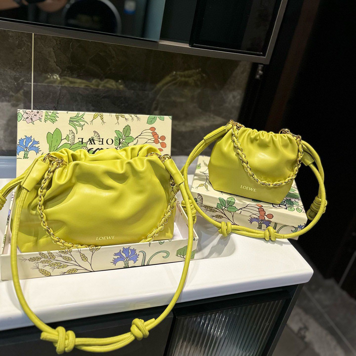 Flamenco purse in mellow nappa lambskin