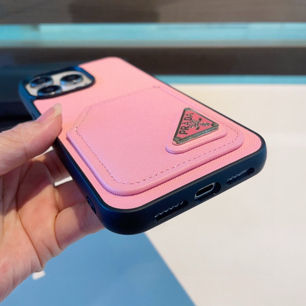 Crossgrain card pocket phone case