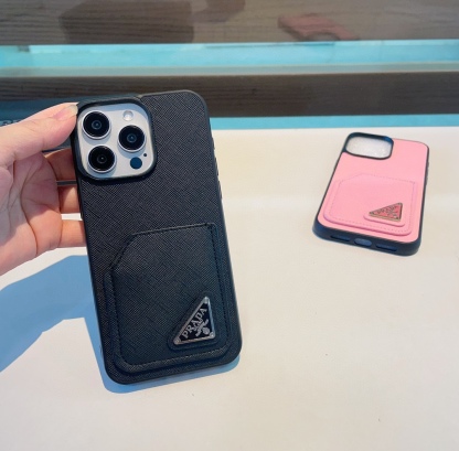 Crossgrain card pocket phone case