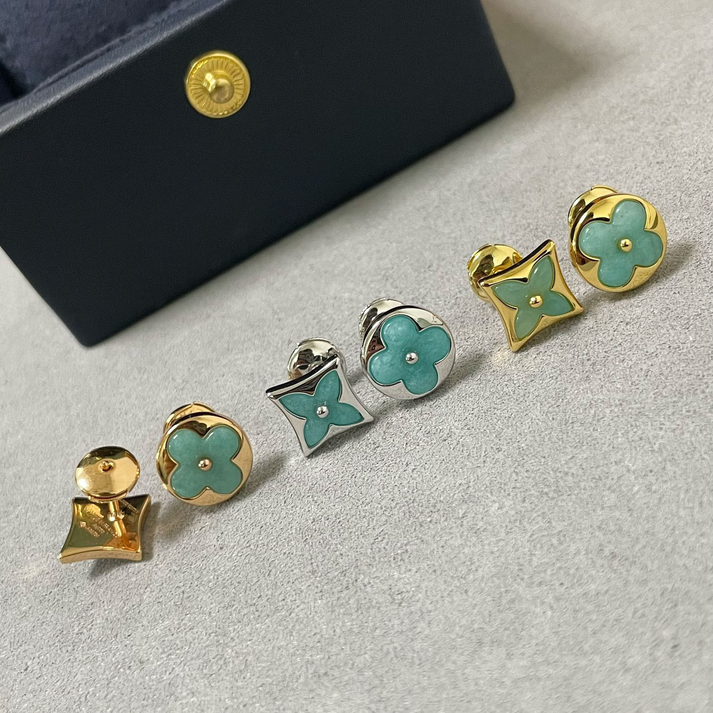 Amazonite Mandarin Duck Earrings