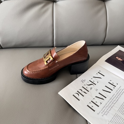 Loafers in Leather
