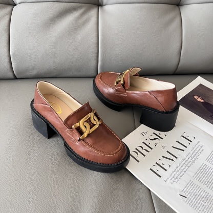 Loafers in Leather