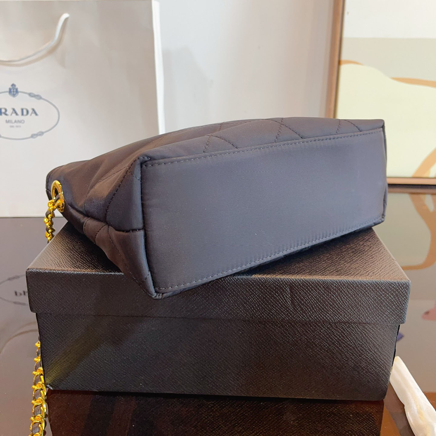 *Re-Edition 1995 Chaîne Re-Nylon tote bag