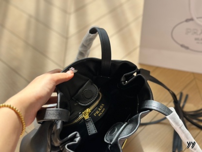 Nappa leather shoulder bag